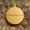 Metaza gold Round pendant, 27x27
